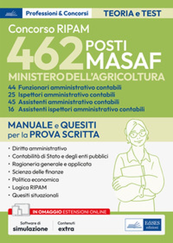 Concorso MASAF. Funzionari, assistenti, ispettori contabili. Teoria e test - Librerie.coop Concorso MASAF. Funzionari, assistenti, ispettori contabili. Teoria e test - Librerie.coop