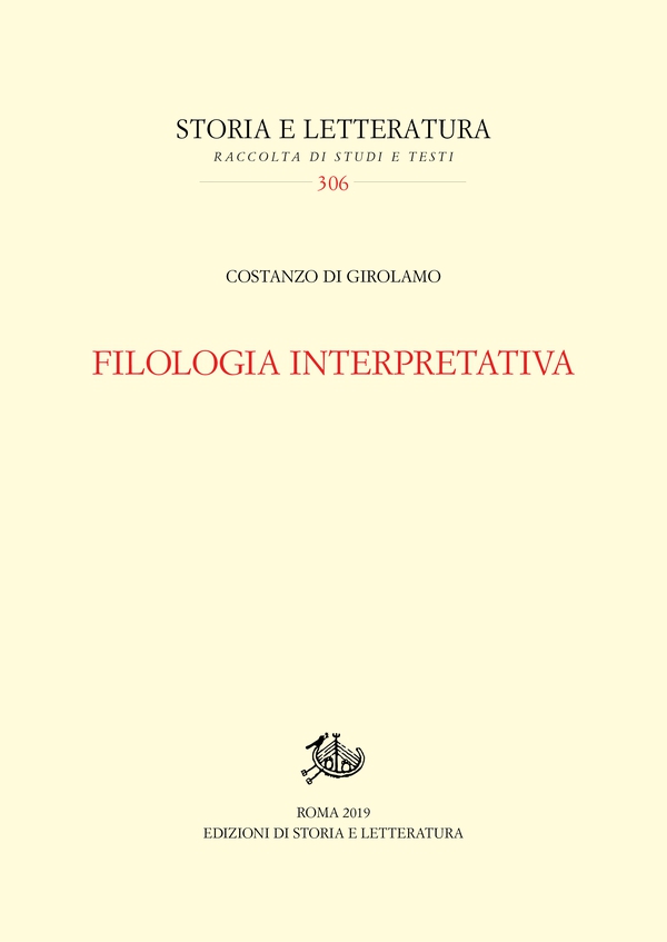 Filologia interpretativa - Librerie.coop Filologia interpretativa - Librerie.coop