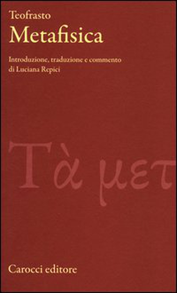 Metafisica. Testo greco originale a fronte - Librerie.coop Metafisica. Testo greco originale a fronte - Librerie.coop