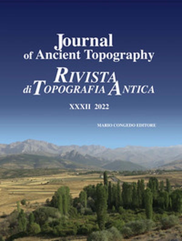 Journal of ancient topography-Rivista di topografia antica - Vol. 32 - Librerie.coop Journal of ancient topography-Rivista di topografia antica - Vol. 32 - Librerie.coop