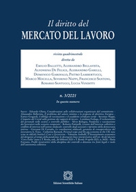 Il diritto del mercato del lavoro - Vol. 3 - Librerie.coop