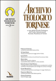 Archivio teologico torinese (2010) - Vol. 2 - Librerie.coop