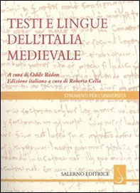 I testi e le lingue dell'Italia medievale - Librerie.coop I testi e le lingue dell'Italia medievale - Librerie.coop