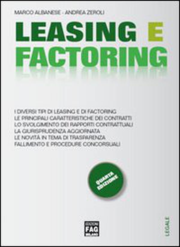 Leasing e factoring - Librerie.coop Leasing e factoring - Librerie.coop