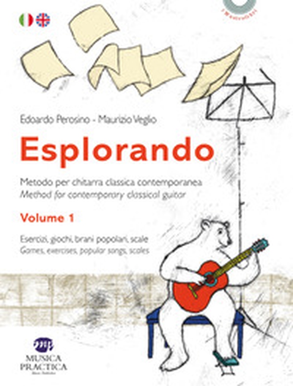 Esplorando. Metodo per chitarra classica contemporanea-Methos for contemporary classical guitar - Vol. 1 - Librerie.coop