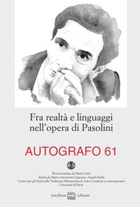 Fra realtà e linguaggi nell'opera di Pasolini - Librerie.coop Fra realtà e linguaggi nell'opera di Pasolini - Librerie.coop