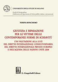 Giustizia e riparazione per le vittime delle contemporanee forme di schiavitù - e-Book - Librerie.coop Giustizia e riparazione per le vittime delle contemporanee forme di schiavitù - e-Book - Librerie.coop