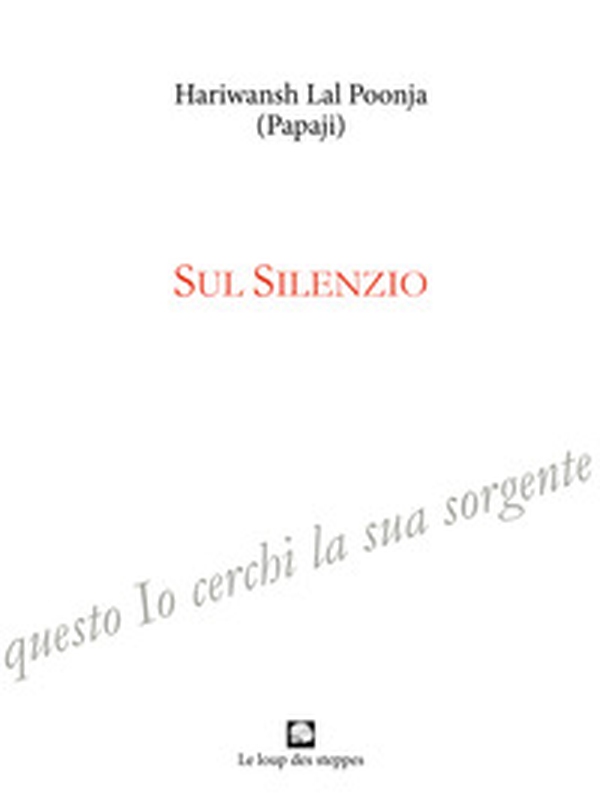 Sul silenzio - Librerie.coop Sul silenzio - Librerie.coop