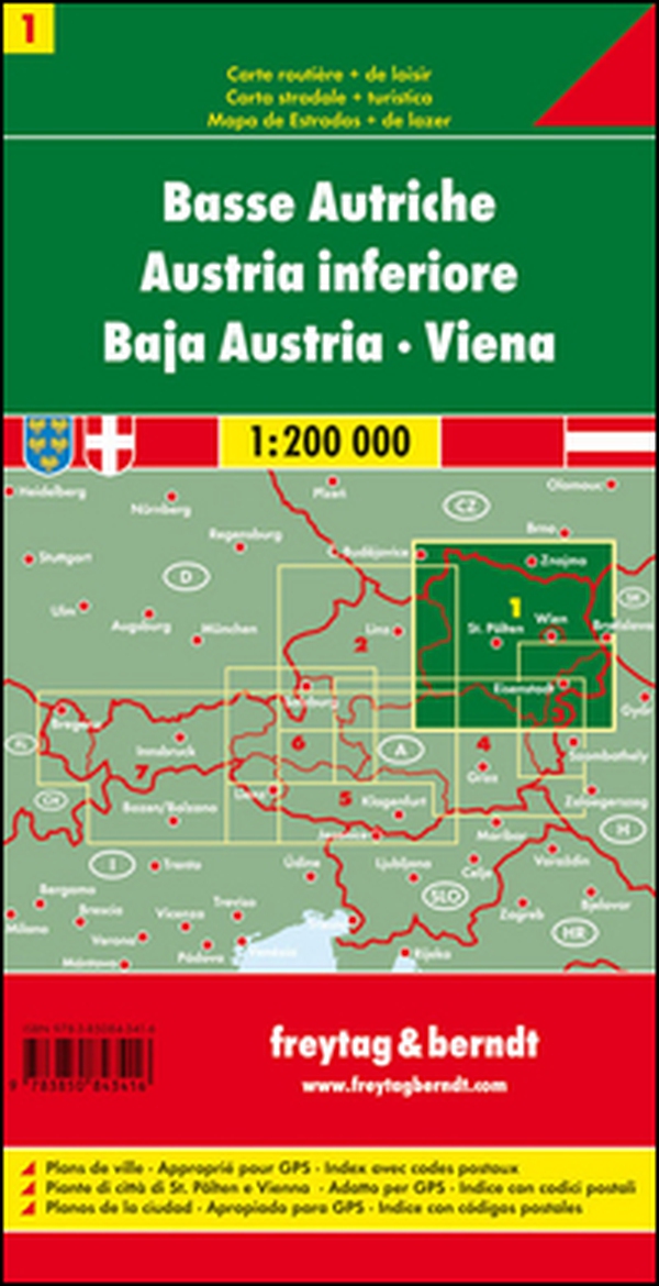 Austria bassa Vienna 1:200.000 - Librerie.coop Austria bassa Vienna 1:200.000 - Librerie.coop
