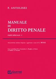 Manuale di diritto penale - Librerie.coop