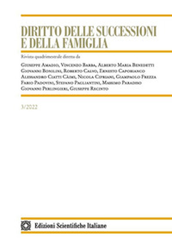 Diritto delle successioni e della famiglia - Vol. 3 - Librerie.coop Diritto delle successioni e della famiglia - Vol. 3 - Librerie.coop