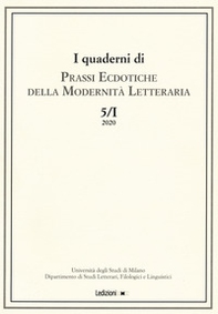 I quaderni di prassi ecdotiche della modernità letteraria - Librerie.coop