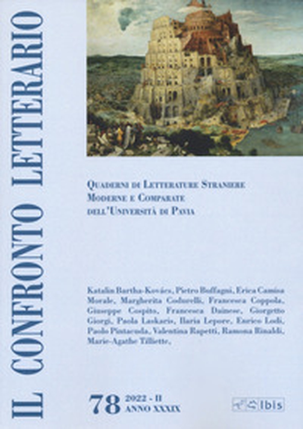 Il confronto letterario. Quaderni di letterature straniere moderne e comparate dell'Università di Pavia - Vol. 78 - Librerie.coop Il confronto letterario. Quaderni di letterature straniere moderne e comparate dell'Università di Pavia - Vol. 78 - Librerie.coop