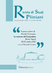 Rivista di Studi Pliniani - Vol. 1 - Librerie.coop