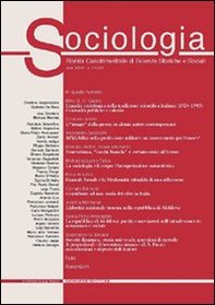 Sociologia. Rivista quadrimestrale di scienze storiche e sociali - Vol. 3 - Librerie.coop Sociologia. Rivista quadrimestrale di scienze storiche e sociali - Vol. 3 - Librerie.coop