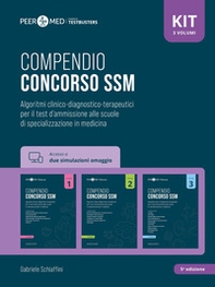 Peer4med. Kit Compendio Concorso SSM - Vol. 1-3 - Librerie.coop