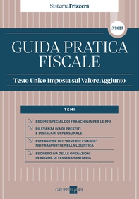 Sistema Frizzera - GUIDA PRATICA FISCALE Testo Unico Imposta sul Valore Aggiunto 2025 - Librerie.coop Sistema Frizzera - GUIDA PRATICA FISCALE Testo Unico Imposta sul Valore Aggiunto 2025 - Librerie.coop