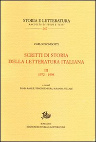 Scritti di storia della letteratura italiana - Vol. 3 - Librerie.coop