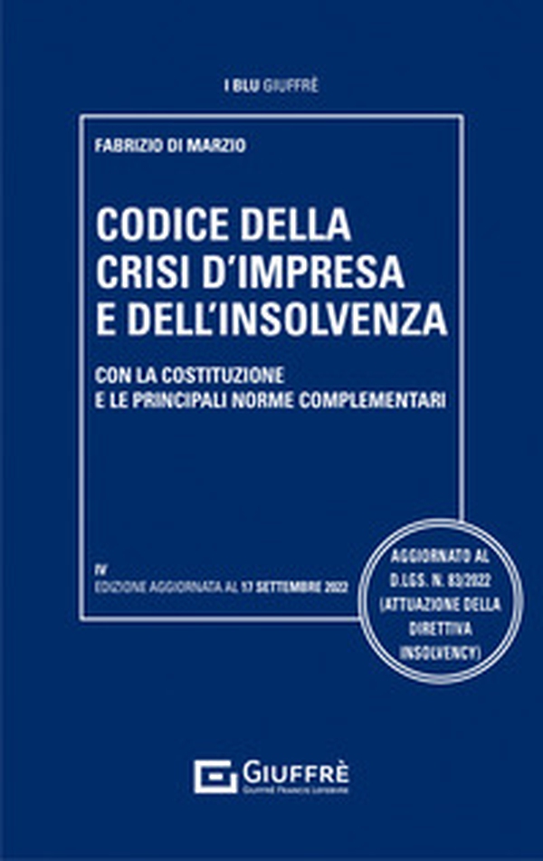Codice della crisi d'impresa - Librerie.coop Codice della crisi d'impresa - Librerie.coop