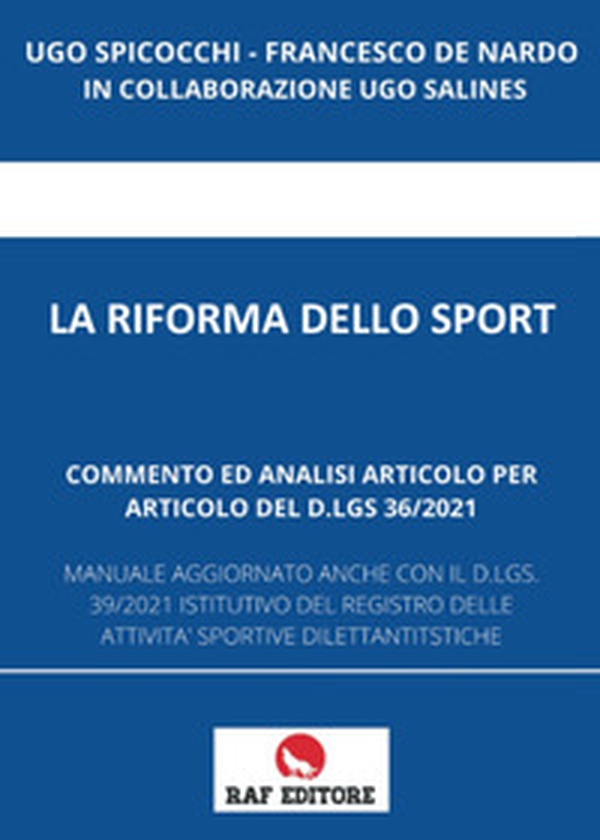 La riforma dello sport - Librerie.coop La riforma dello sport - Librerie.coop