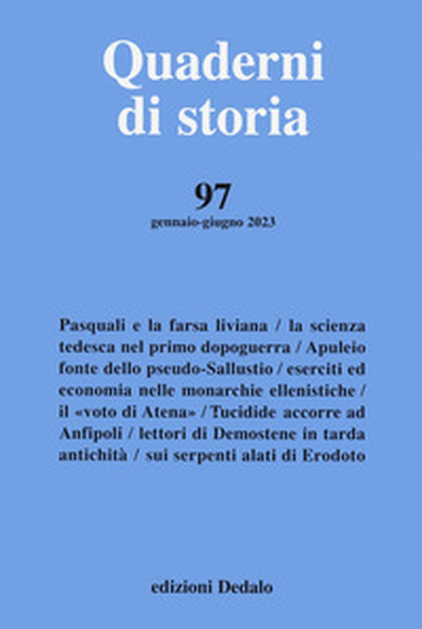 Quaderni di storia - Vol. 97 - Librerie.coop Quaderni di storia - Vol. 97 - Librerie.coop