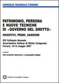 Patrimonio, persona e nuove tecniche di «governo del diritto» - Librerie.coop