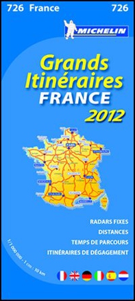 Route planning France 2012 1.000.000 - Librerie.coop