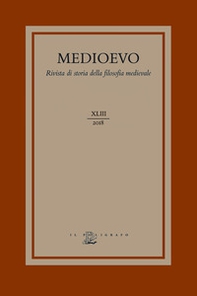 Medioevo. Rivista di storia della filosofia medievale. Ediz. italiana, inglese e francesce - Librerie.coop