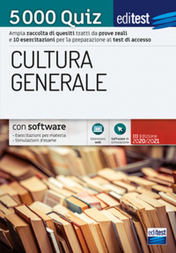 EdiTEST 5000 quiz di cultura generale. Con corso di preparazione ai test di ammissione - Librerie.coop EdiTEST 5000 quiz di cultura generale. Con corso di preparazione ai test di ammissione - Librerie.coop