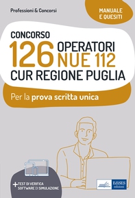 Concorso 126 Operatori NUE 112 - CUR Regione Puglia - Librerie.coop