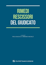 I rimedi rescissori del giudicato - Librerie.coop