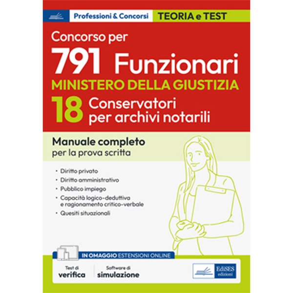 Concorso 18 Conservatori Archivio notarile Ministero Giustizia - Librerie.coop Concorso 18 Conservatori Archivio notarile Ministero Giustizia - Librerie.coop