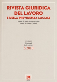 Rivista giuridica del lavoro e della previdenza sociale - Vol. 3 - Librerie.coop
