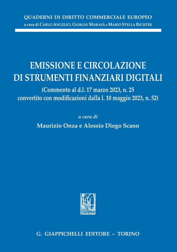Emissione e circolazione di strumenti finanziari digitali - Librerie.coop