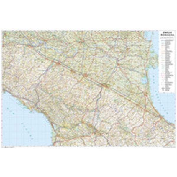 Emilia Romagna. Carta stradale della regione 1:250.000 (carta plastificata stesa con aste cm 120x81) - Librerie.coop Emilia Romagna. Carta stradale della regione 1:250.000 (carta plastificata stesa con aste cm 120x81) - Librerie.coop
