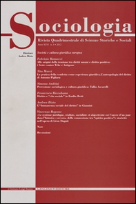 Sociologia. Rivista quadrimestrale di scienze storiche e sociali - Vol. 1 - Librerie.coop Sociologia. Rivista quadrimestrale di scienze storiche e sociali - Vol. 1 - Librerie.coop