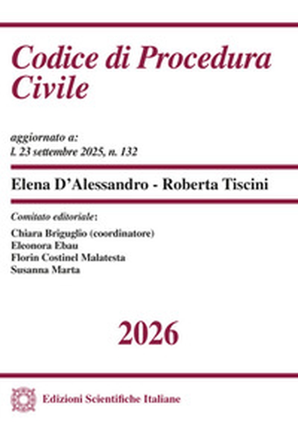 Codice di procedura civile 2026 - Librerie.coop