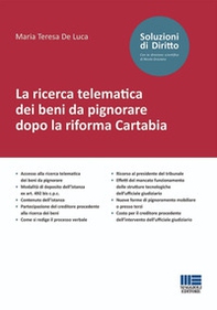 La ricerca telematica dei beni da pignorare dopo la riforma Cartabia - Librerie.coop