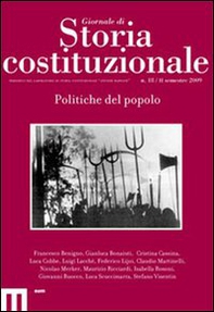 Giornale di storia costituzionale. Secondo semestre 2009 - Vol. 18 - Librerie.coop