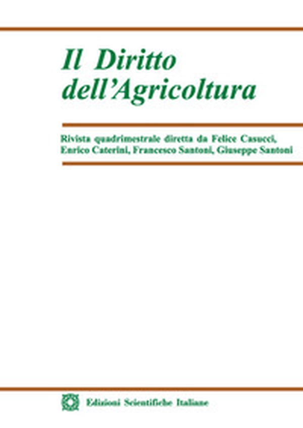 Il diritto dell'agricoltura - Vol. 3 - Librerie.coop Il diritto dell'agricoltura - Vol. 3 - Librerie.coop