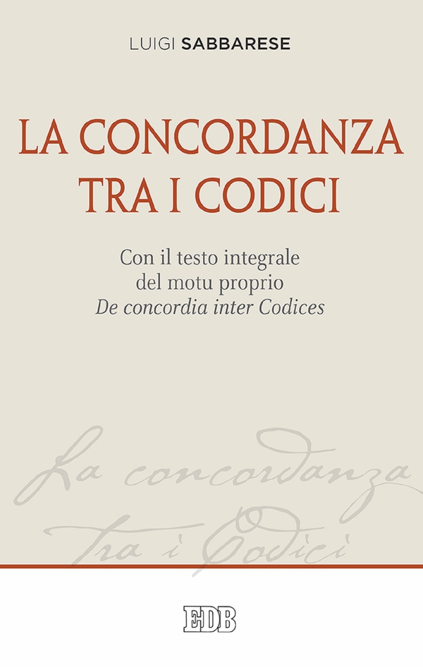La concordanza tra i Codici - Librerie.coop La concordanza tra i Codici - Librerie.coop