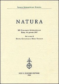 Natura. 12° Colloquio internazionale (Roma, 4-6 gennaio 2007) - Librerie.coop