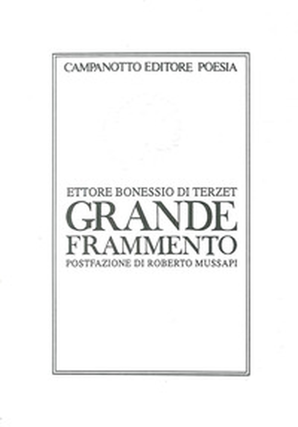 Grande frammento - Librerie.coop Grande frammento - Librerie.coop