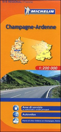 Champagne-Ardenne 1:200.000 - Librerie.coop
