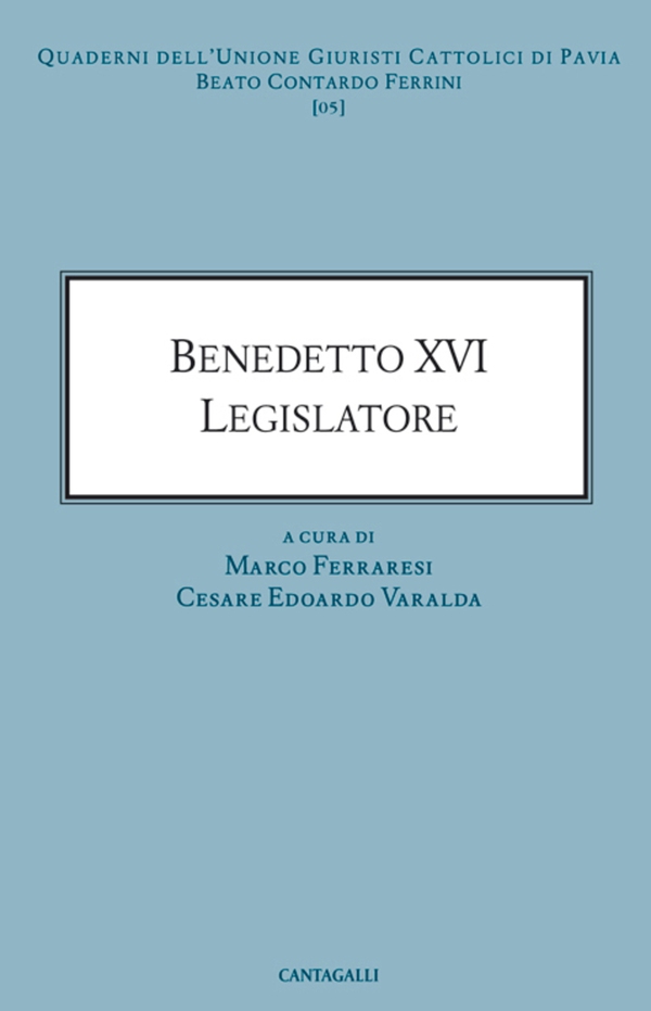 Benedetto XVI legislatore - Librerie.coop