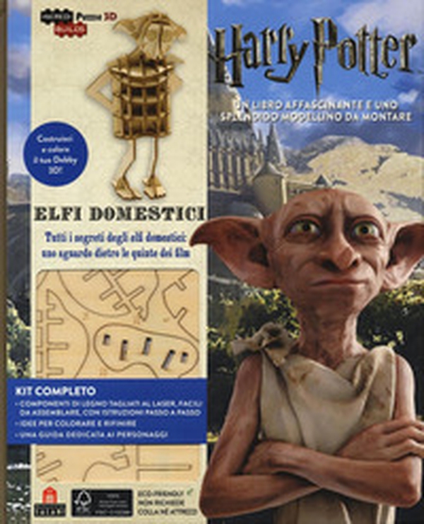 Elfi domestici. Harry Potter. Incredibuilds puzzle 3D da J. K. Rowling - Librerie.coop Elfi domestici. Harry Potter. Incredibuilds puzzle 3D da J. K. Rowling - Librerie.coop