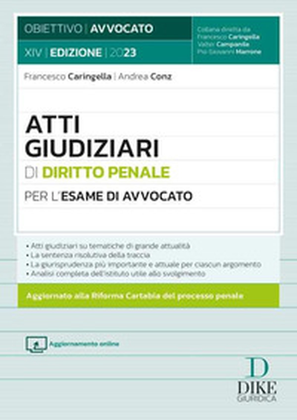 Atti giudiziari di diritto penale per l'esame di avvocato - Librerie.coop Atti giudiziari di diritto penale per l'esame di avvocato - Librerie.coop