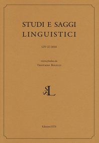 Studi e saggi linguistici - Vol. 2 - Librerie.coop
