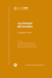 La sintassi del mondo. La mappa e il testo - Librerie.coop La sintassi del mondo. La mappa e il testo - Librerie.coop