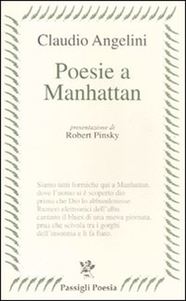 Poesie a Manhattan - Librerie.coop Poesie a Manhattan - Librerie.coop
